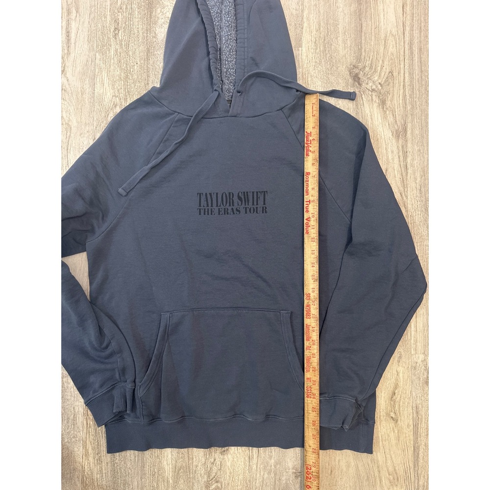 Taylor Swift The Eras Tour 2023-2024 Charcoal Grey Hoodie Size Large - Picture 4 of 8